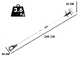 Campagnola Alice STAR 58 PLUS - Asta in alluminio - 245 - 330 cm - Abbacchiatore Elettrico