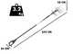 Campagnola Alice STAR 58 PLUS - Asta in carbonio - 245 - 330 cm - Abbacchiatore elettrico