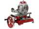 Berkel Tribute Rosso - Affettatrice a volano con piedistallo  - Lama in acciaio al cromo da 300 mm