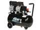 FIAC SUPERSILENT 24/1 - Compressore aria elettrico monofase silenziato, oil-less - Motore 1 HP - 24 lt