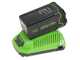 Greenworks GD40CS15K4 - Elettrosega a batteria 40V 4Ah - Lama da 35cm