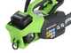 Greenworks GD48TCS - Elettrosega a batteria 48V 2Ah - Lama da 30cm