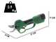 GreenBay TopCut 28 - Forbice elettrica da potatura su asta - 2x 16.8V 2Ah - 150/210 cm