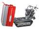 GeoTech Pro GeoPorter 630E Hydro - Motocarriola cingolata cassone estensibile idraulico 600Kg