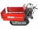 GeoTech Pro GeoPorter 630E Hydro - Motocarriola cingolata cassone estensibile idraulico 600Kg