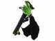Greenworks GD40BVII - Soffiatore aspiratore a batteria 40V 4Ah