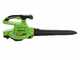 Greenworks GD40BVII - Soffiatore aspiratore a batteria 40V 4Ah