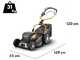 Stiga Combi 753e V Kit - Tagliaerba a batteria - 2x 48V/7,5 Ah - Taglio 51 cm