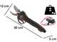 Zanon Viper SV 45 - Forbice elettrica da potatura su asta - 50.4V 3.2 Ah  - 100 cm