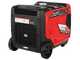 GeoTech Pro PTGA 7500 - Generatore di corrente ad inverter silenziato carrellato 5,8 kW - Continua 5,5 kW Monofase
