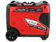 GeoTech Pro PTGA 7500 - Generatore di corrente ad inverter silenziato carrellato 5,8 kW - Continua 5,5 kW Monofase + ATS