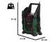 BOSCH UniversalAquatak 36V-100 - Idropulitrice a batteria - 100 Bar + Tubo autoadescante - 36V 4Ah