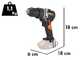 Worx Nitro WX352.9 - Trapano avvitatore a percussione a batteria - 20V - SENZA BATTERIA E CARICABATTERIA