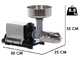 Passapomodoro Reber 70100N INOX - N.3 - Motore ad induzione professionale da 450 W