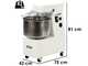 Impastatrice a spirale Mixer 3000 T-2G - Da 24 Kg trifase 2 velocit&agrave;