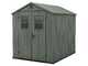 Keter Darwin verde - Casetta da giardino - Con finestre frontali - 190x244x221 cm