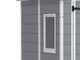 Keter Manor grigio - Casetta da giardino - Con finestra laterale - 185x152x226 cm