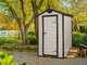 Keter Manor beige - Casetta porta attrezzi da giardino - 129x103x196 cm