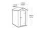 Keter Manor beige - Casetta porta attrezzi da giardino - 129x103x196 cm