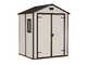 Keter Manor beige - Casetta da giardino - Con finestra laterale - 185x152x226 cm