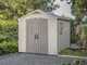 Keter Factor beige - Casetta da giardino - Con finestra laterale - 256.5x255x243 cm