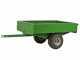 Francini FQ4 - Carrello trainato per trattorino in acciaio - 120x90(h 25 cm)