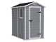 Keter Manor grigio - Casetta da giardino - Con finestra laterale - 130x192x198 cm
