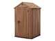 Keter Darwin marrone - Casetta porta attrezzi - 123.8x117x205 cm