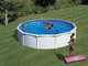 Gre Fidji Rotonda &Oslash;550 x 120 cm - Piscina fuori terra in acciaio