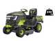 RYOBI RY72TMX107-210 - Trattorino tagliaerba a batteria - 72V / 2x10Ah