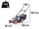 AL-KO 382 Li Premium - Tagliaerba a batteria - Taglio 38 cm - 2x 18V/5,0Ah