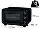 DCG MBT1035 - Forno Elettrico Ventilato 1300 W - 35 Litri