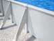 Gre Atlantis Ovale 915x470x132cm - Piscina fuori terra in acciaio