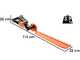 Echo DHCS-2800 - Tagliasiepi a batteria 56V/2.5Ah - Lama da 71.4 cm