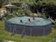 Gre Kea Ovale 610x375x120cm - Piscina fuori terra in acciaio