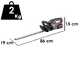 AL-KO Comfort HT 1845 - Tagliasiepi a batteria 18V/2.5Ah - Lama da 45 cm