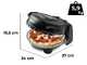 G3 Ferrari Pizzeria Snack Napoletana EVO Nero - Forno Pizza Elettrico - Pietra refrattaria