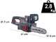 AL-KO Comfort CS 1825 - Motosega a batteria 18V 2.5 Ah - Lama da 25 cm
