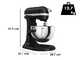 KitchenAid Heavy Duty 5KSM55SXX-EBM Nero Opaco - Impastatrice Planetaria