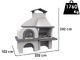 Edilmark Pizza-Party - Barbecue e forno in muratura a legno e carbone