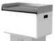 Linea VZ QBY bianco - Barbecue pirolitico a pellet trasportabile