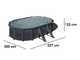 Gre Granada Ovale 500x300x132cm - Piscina fuori terra in acciaio