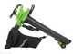 Greenworks GD48BVII - Soffiatore aspiratore a batteria - SENZA BATTERIA E CARICABATTERIE