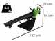 Greenworks GD48BVIIK4 - Soffiatore aspiratore a batteria 48V 4Ah