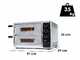 Effeuno EFFE 11 - Forno elettrico per pizza - Camera doppia