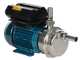 Tellarini ALM 25 MS - Pompa elettrica da travaso in acciaio inox - Raccordi in INOX dritti - Monofase - 230V - Scegli i tuoi raccordi!