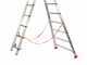 Facal Atlanta ATL260-2, 2x9 gradini, 4.26 m - Scala in alluminio - Altezza stimata operativa 5.09 m