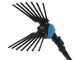 Lisam Oliwatt 3 - Abbacchiatore Elettrico a batteria - Con denti in Nylon - 235-330 cm - Asta Telescopica