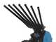 Lisam Oliwatt 3 - Abbacchiatore Elettrico a batteria - Con denti in Nylon - 235-330 cm - Asta Telescopica