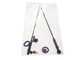Lisam Avatar - Abbacchiatore Elettrico a batteria - Con 8 denti in carbonio - 230-330 cm - Asta Telescopica